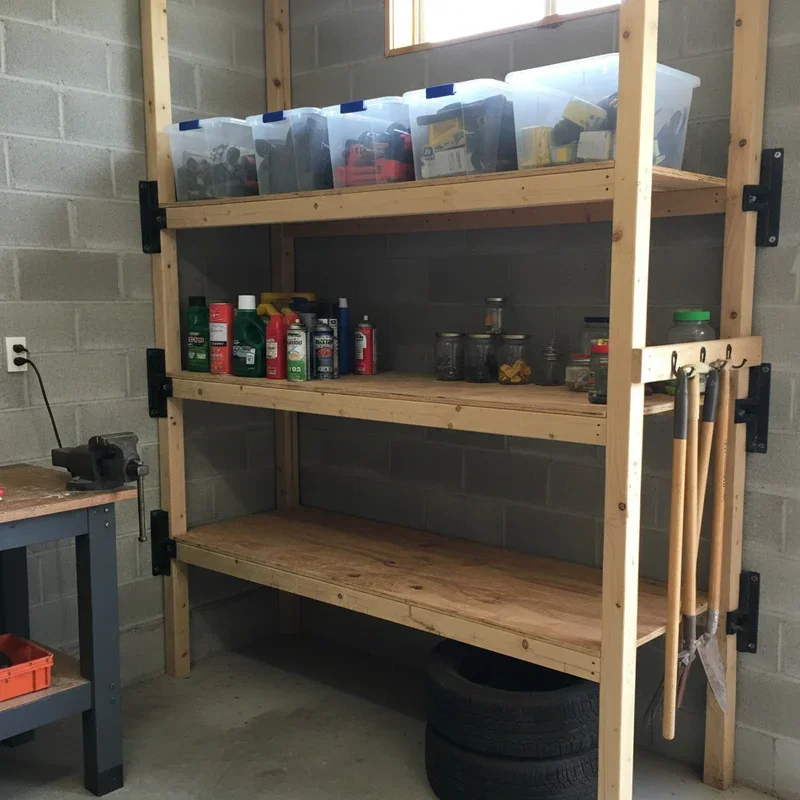 15 DIY Garage Shelving Ideas to Organize Your Space