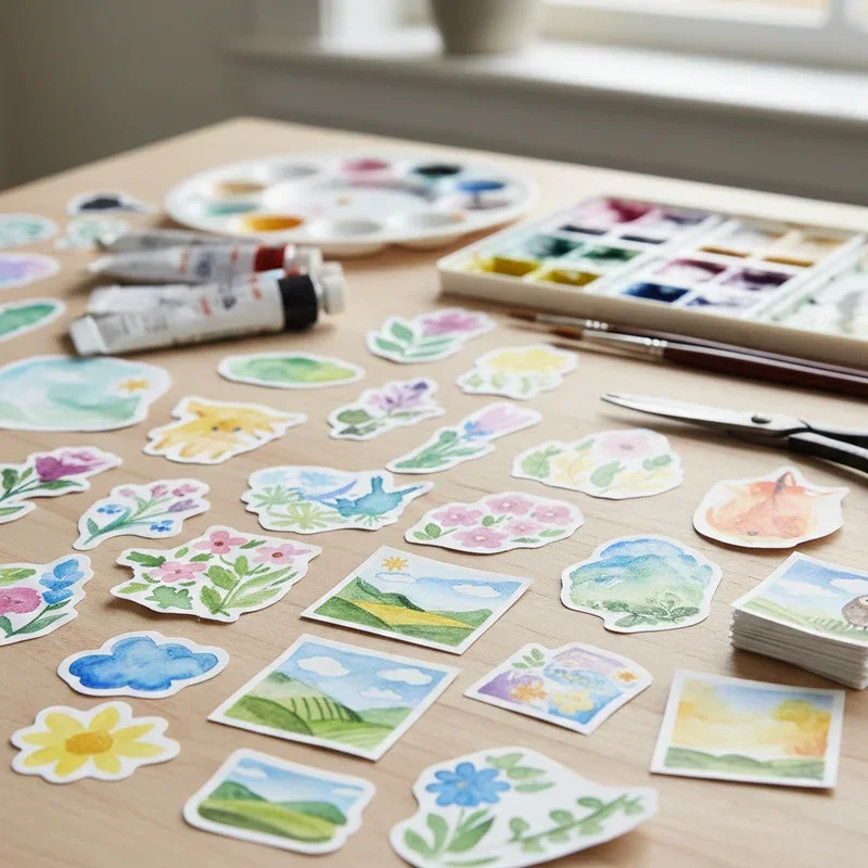 Homemade Stickers Ideas