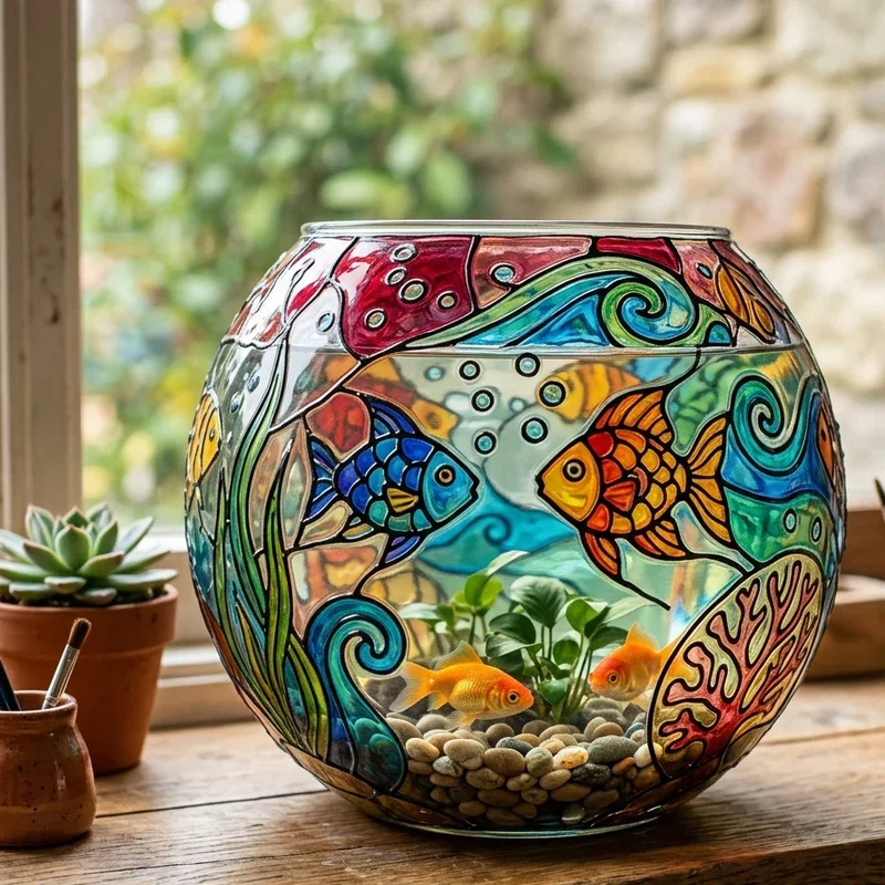 Glass Fish Bowl Craft Ideas