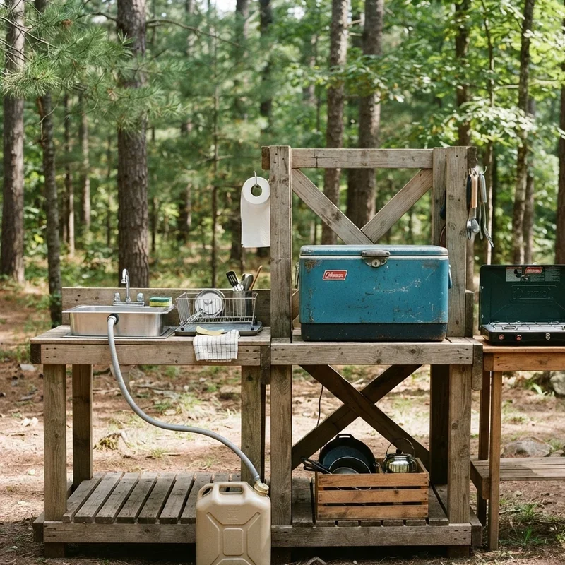 DIY Camping Kitchen Ideas