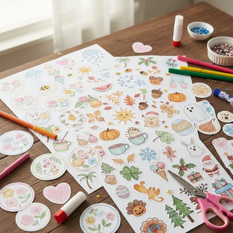 Homemade Stickers Ideas