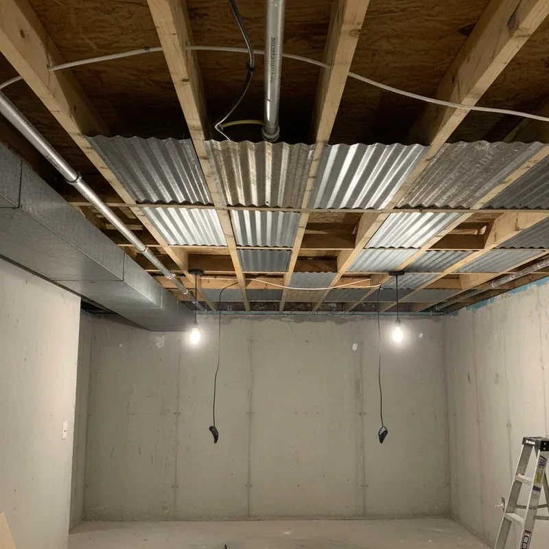DIY Basement Ceiling Ideas