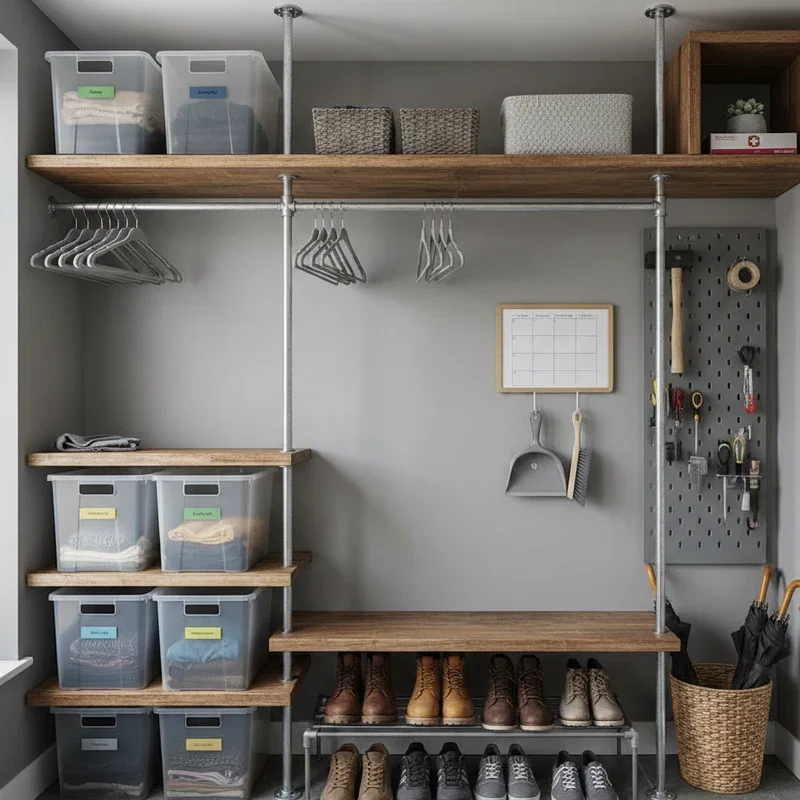 DIY Entryway Closet Ideas