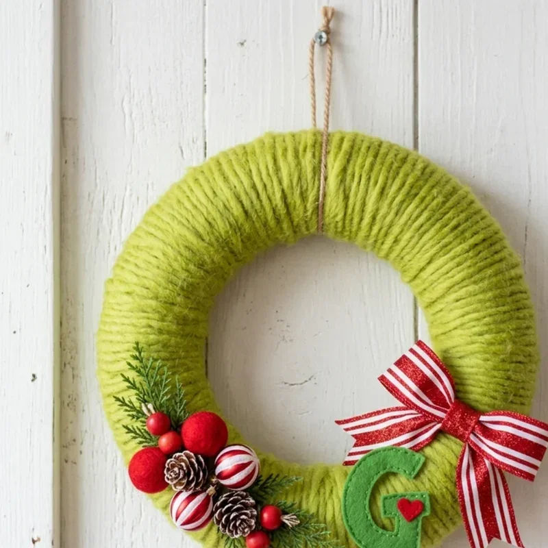 DIY Grinch Wreath Ideas