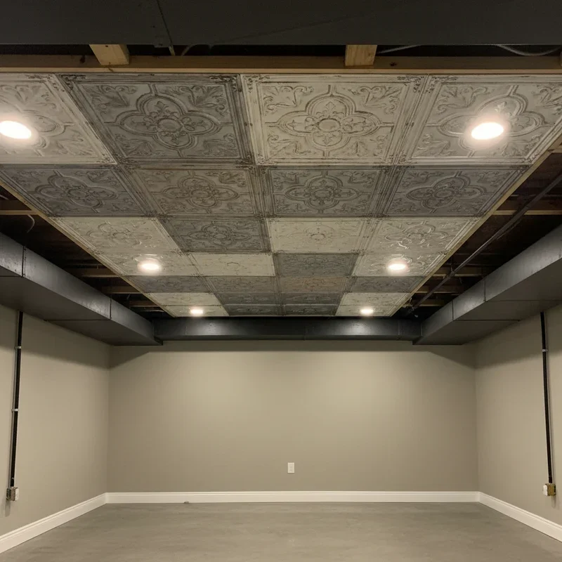 DIY Basement Ceiling Ideas