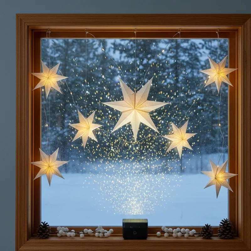 DIY Christmas Window Ideas
