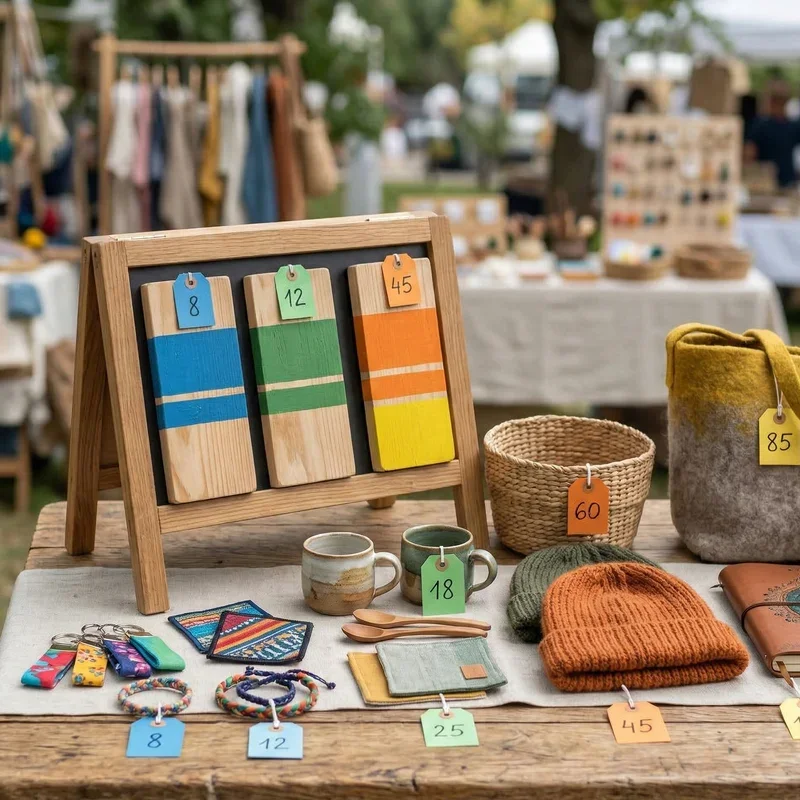 Craft Fair Price Display Ideas