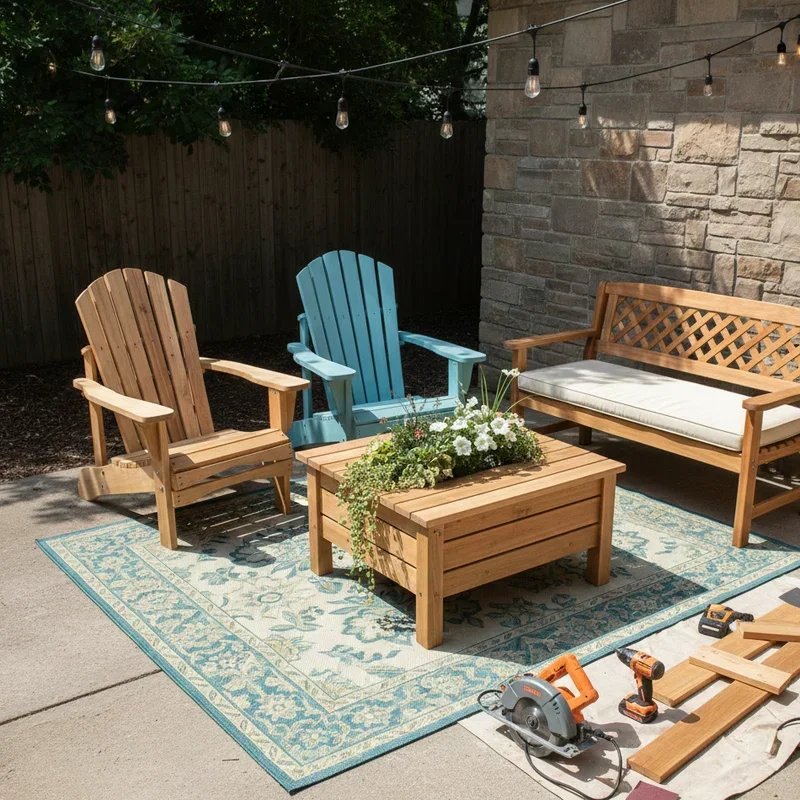 DIY Patio Furniture Ideas