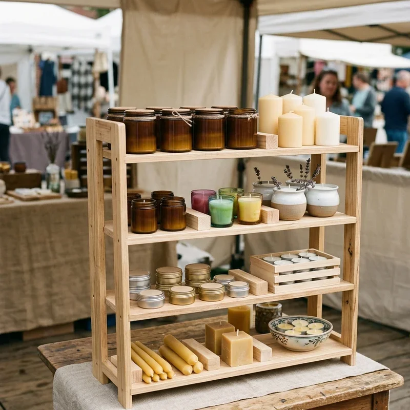 Candle Display Ideas for Craft Shows