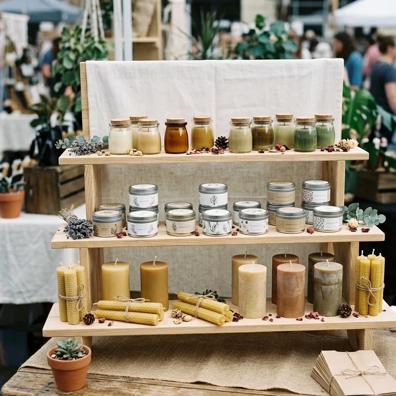 Candle Display Ideas for Craft Shows