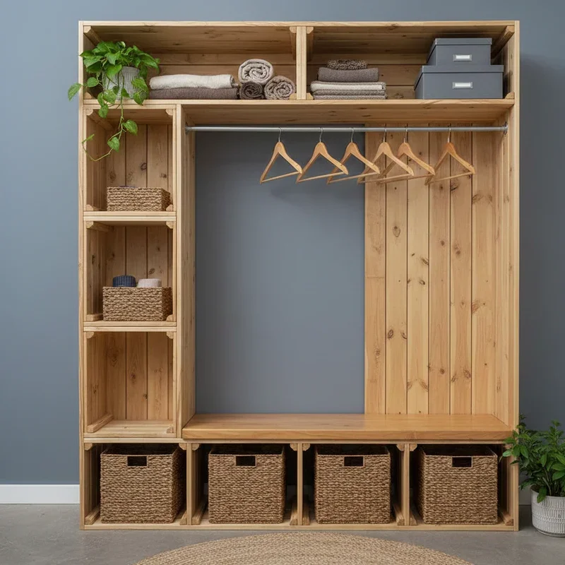 DIY Entryway Closet Ideas