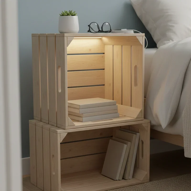 15 DIY Nightstand Ideas to Upgrade Your Bedroom Style