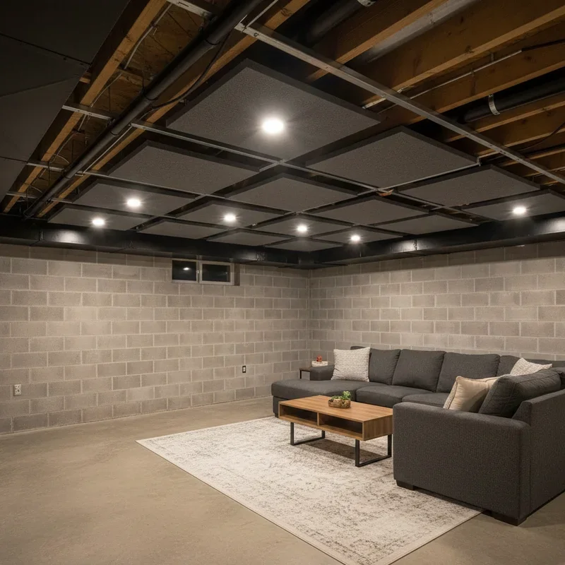 DIY Basement Ceiling Ideas