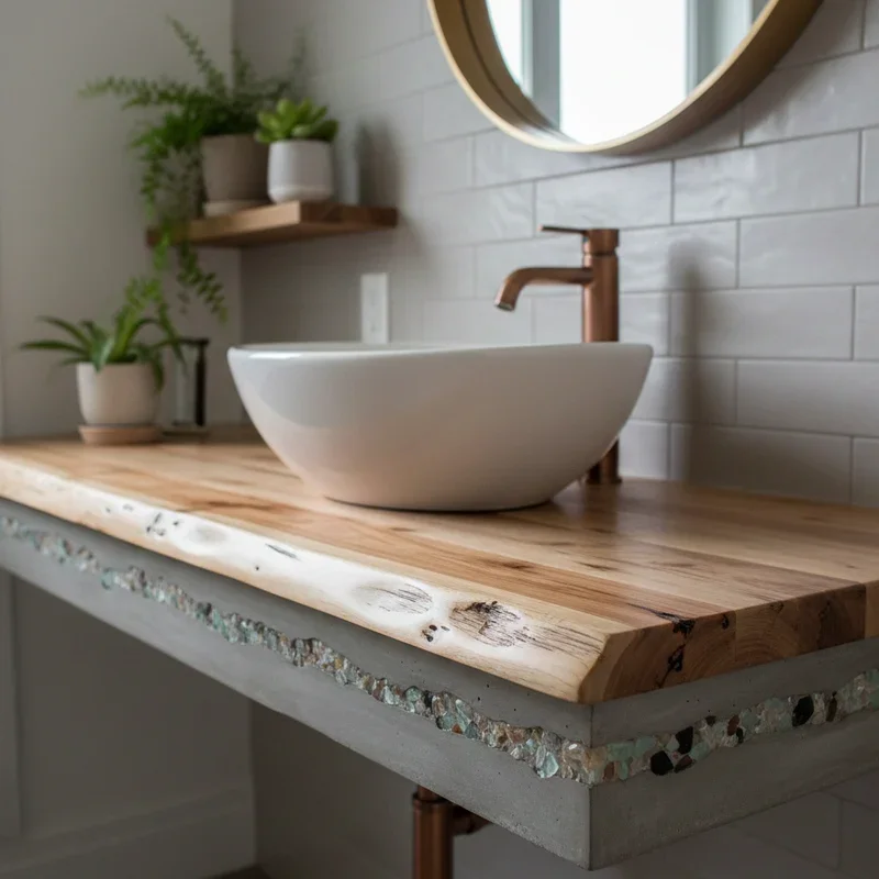 DIY Bathroom Countertop Ideas