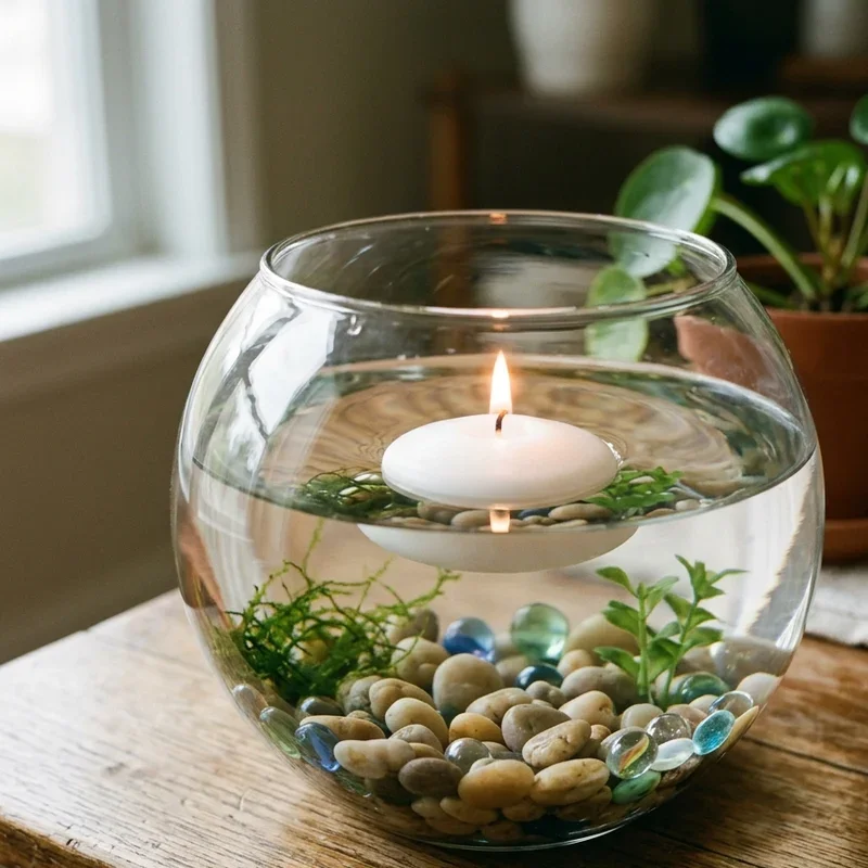 Glass Fish Bowl Craft Ideas