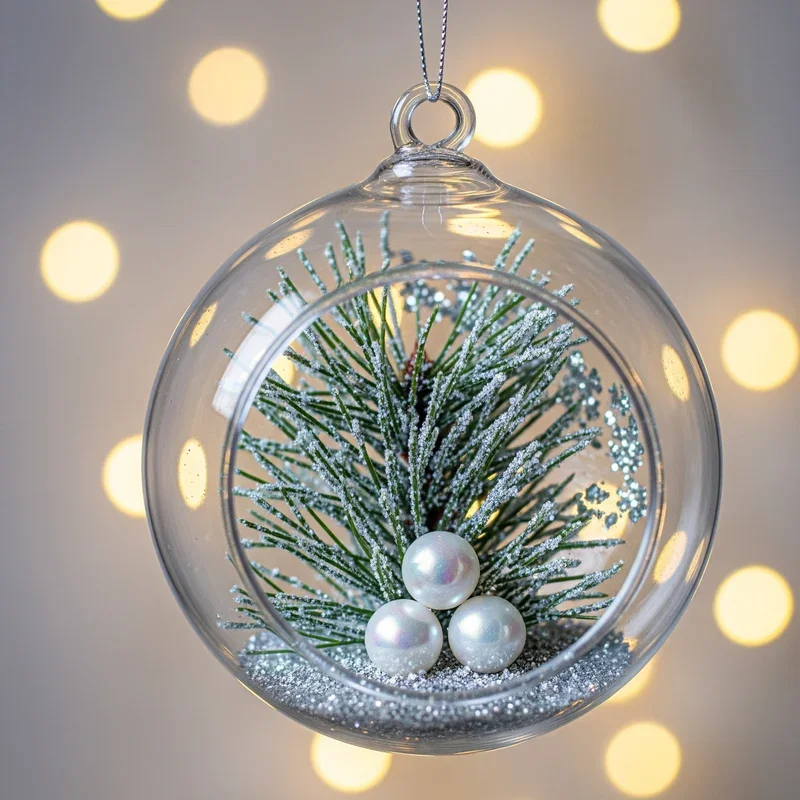 15 Clear Ornament Craft Ideas for Holiday Fun