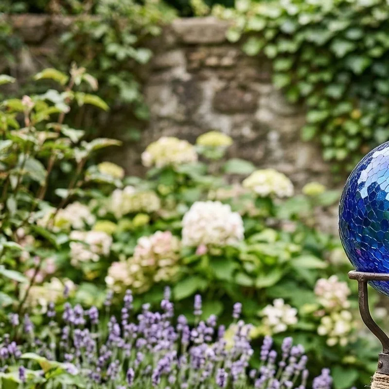 DIY Gazing Ball Stand Ideas