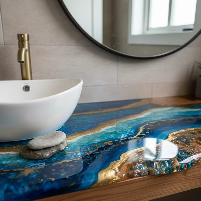 DIY Bathroom Countertop Ideas