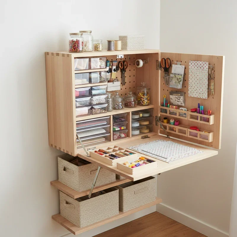 Craft Storage Ideas for Small Spaces