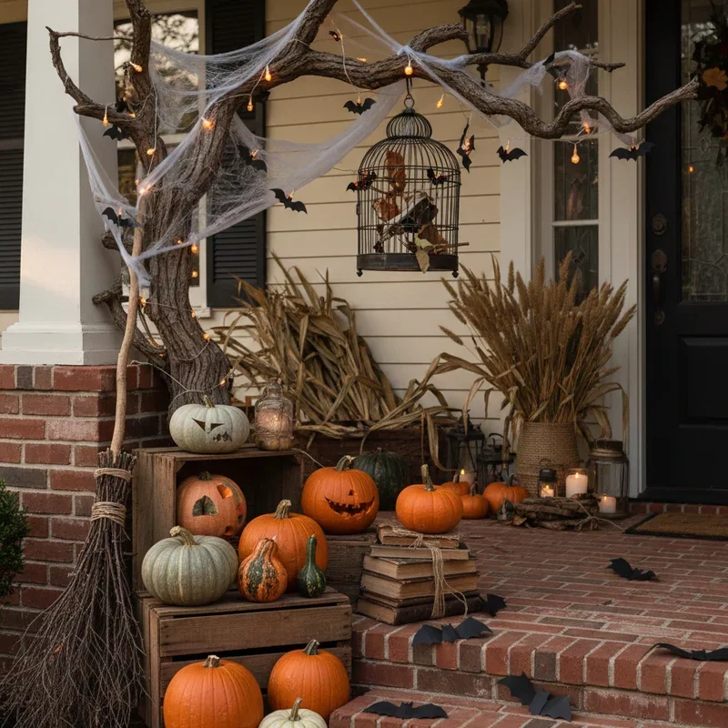 15 DIY Halloween Front Porch Ideas for Spooky Curb Appeal