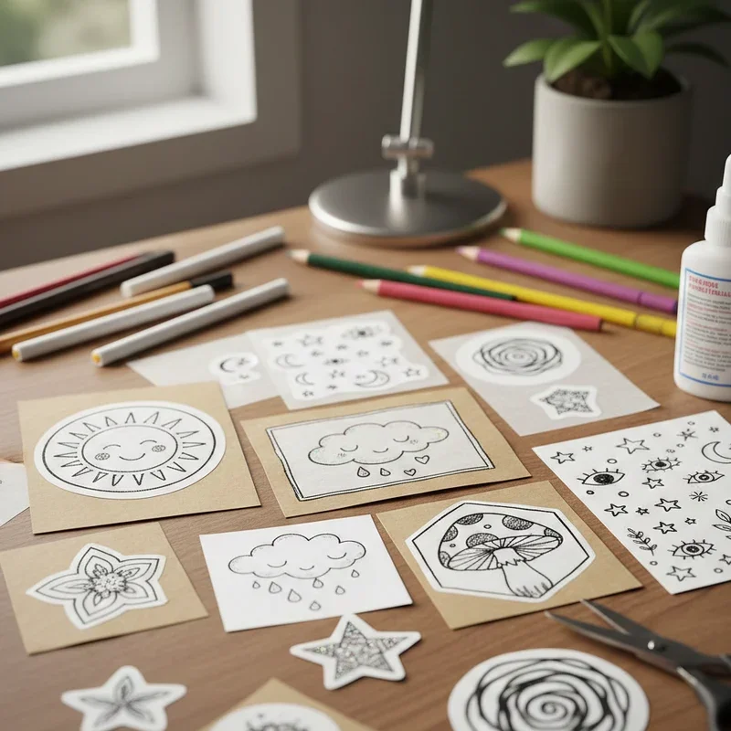 Homemade Stickers Ideas