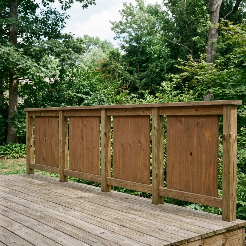 Cheap DIY Deck Railing Ideas