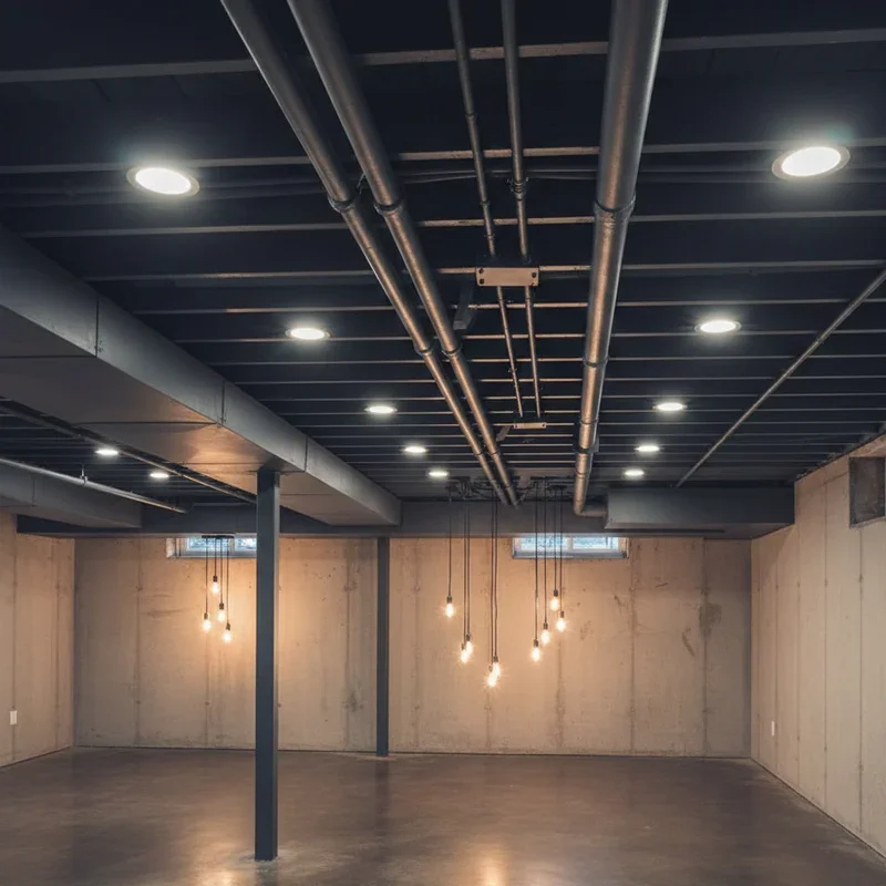 DIY Basement Ceiling Ideas