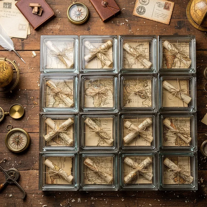 Glass Block Craft Ideas