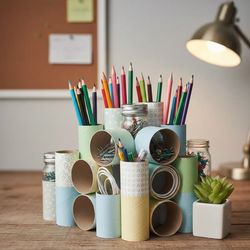 DIY Desk Organizer Ideas