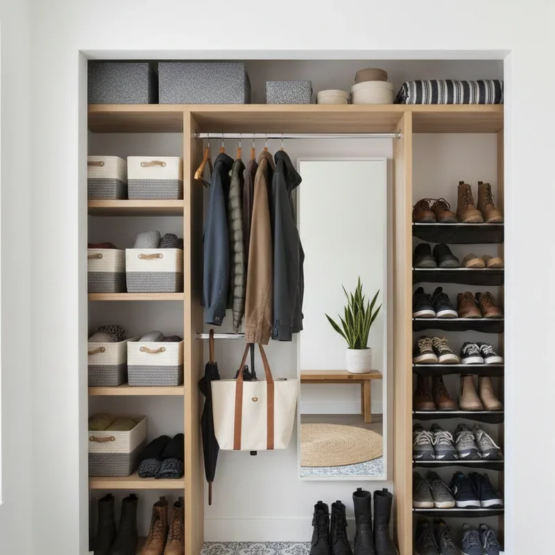 DIY Entryway Closet Ideas