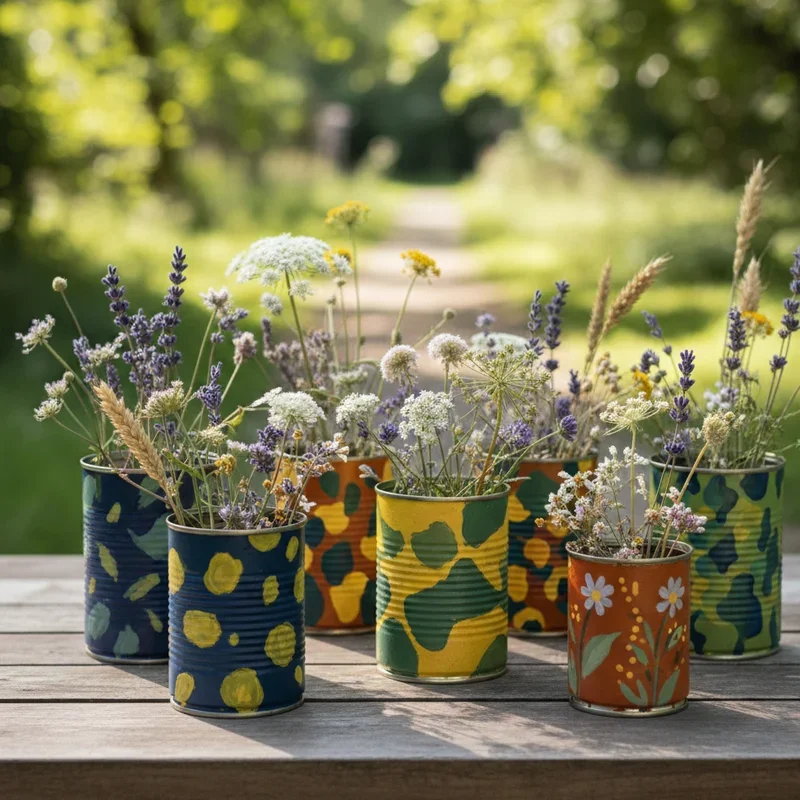 Creative Recycled Tin Can Craft Ideas