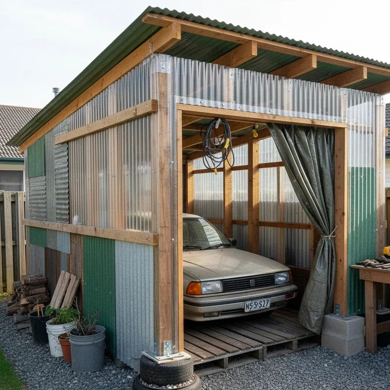 DIY Enclosed Carport Ideas