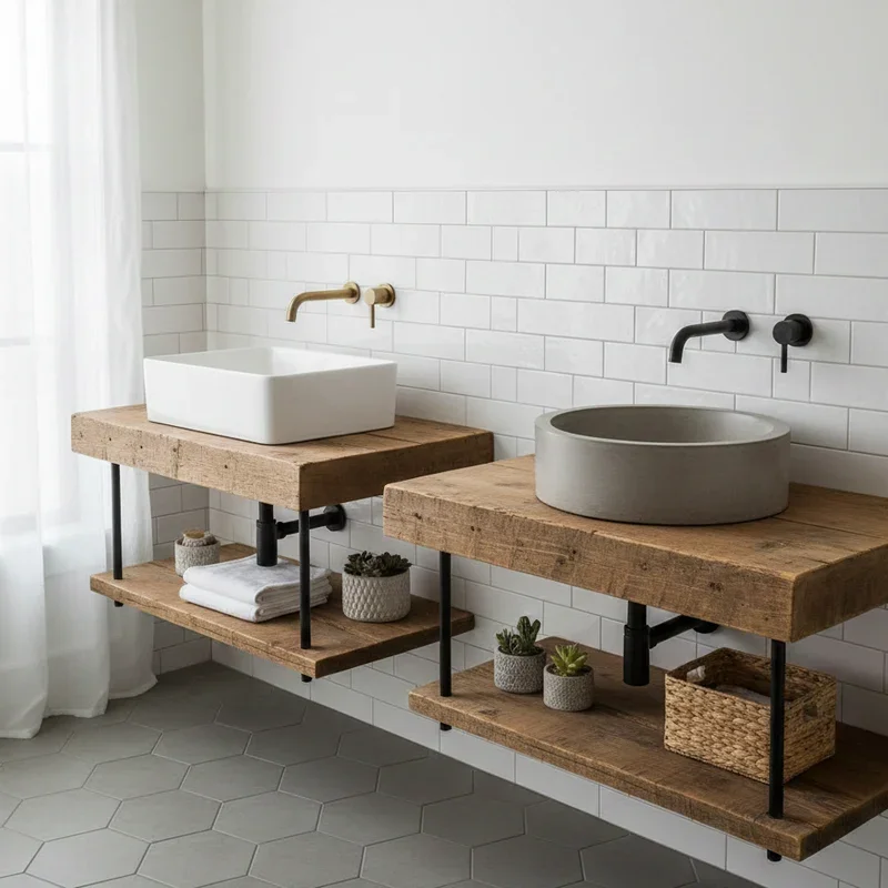 DIY Bathroom Countertop Ideas