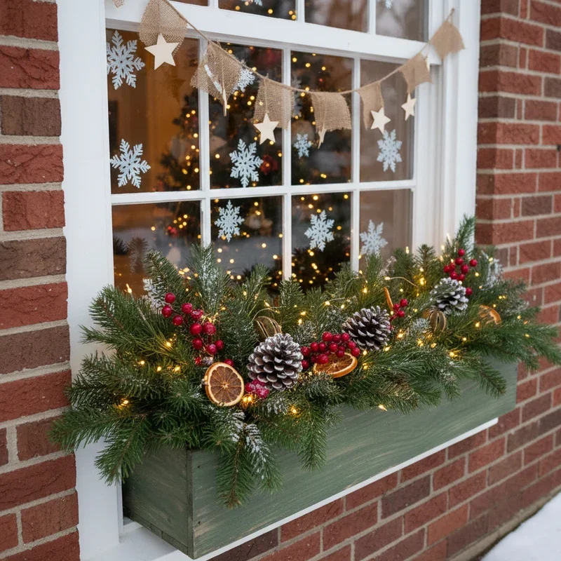 DIY Christmas Window Ideas