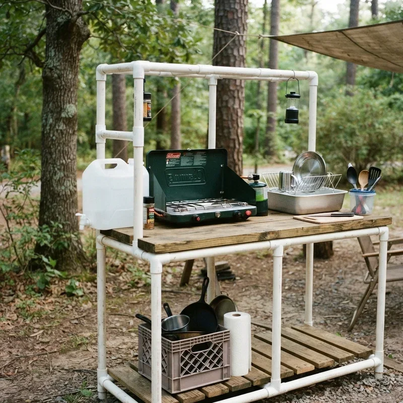 DIY Camping Kitchen Ideas