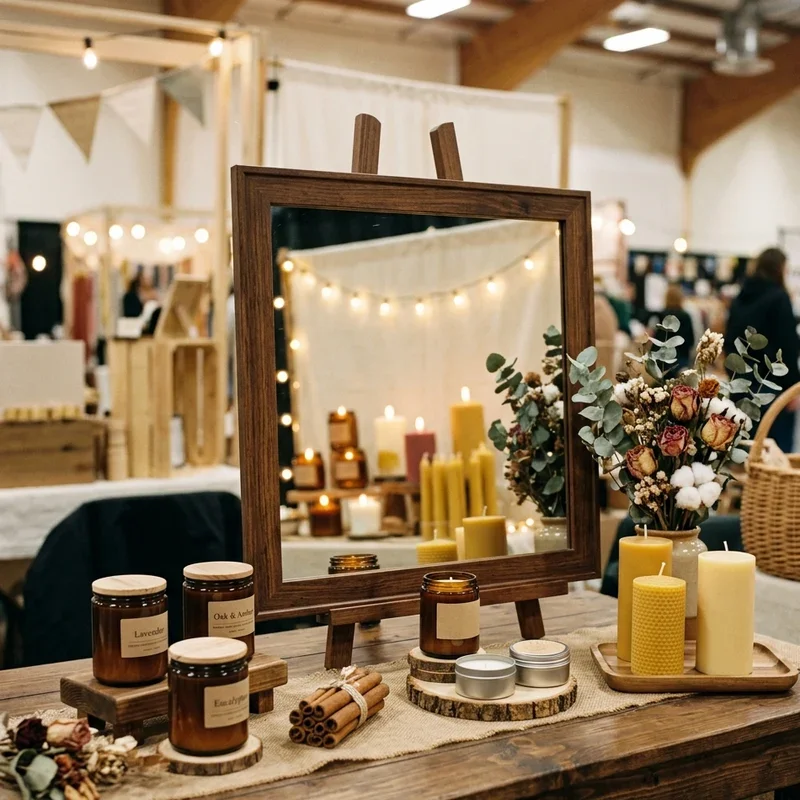 Candle Display Ideas for Craft Shows