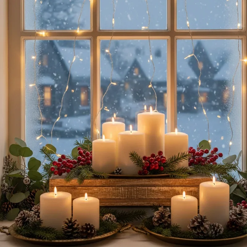 DIY Christmas Window Ideas
