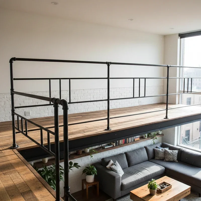 15 DIY Loft Railing Ideas to Upgrade Your Open Space