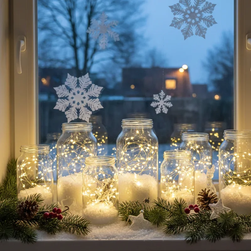 DIY Christmas Window Ideas