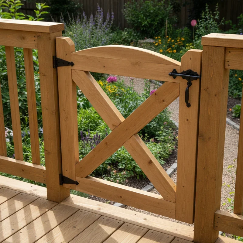 DIY Deck Gate Ideas