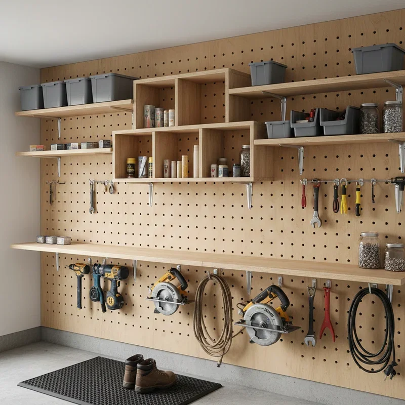 DIY Garage Shelving Ideas
