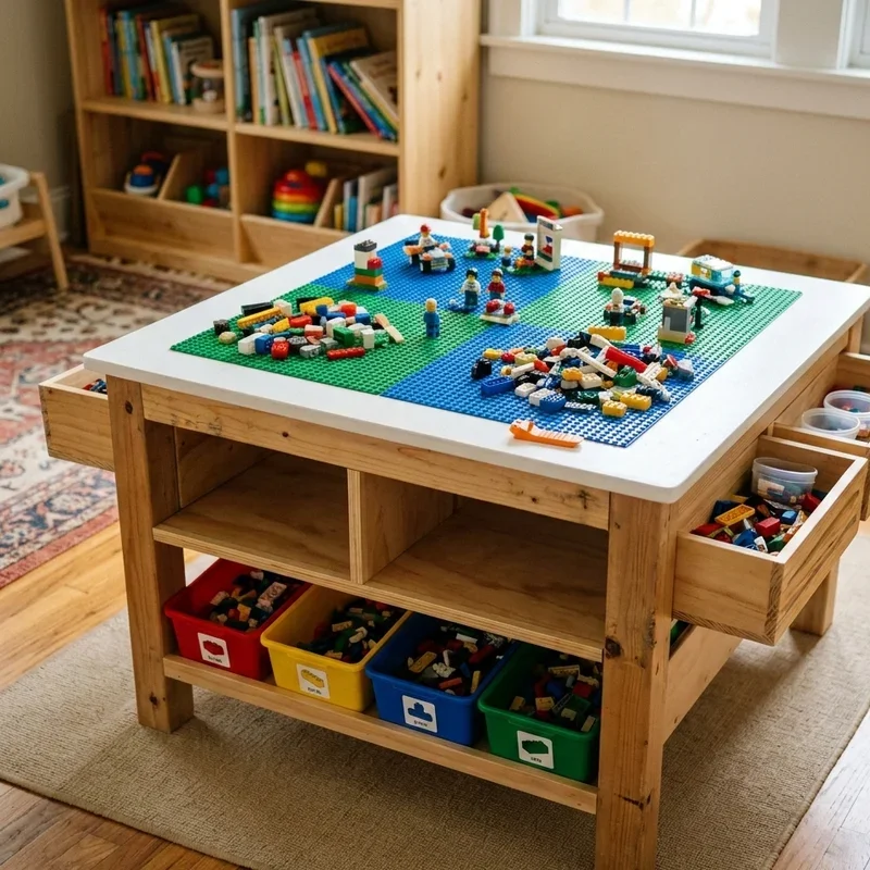 DIY Lego Table Ideas