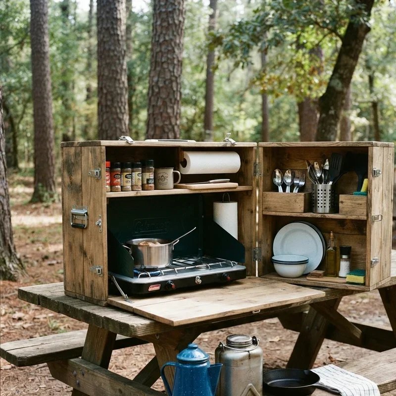 DIY Camping Kitchen Ideas