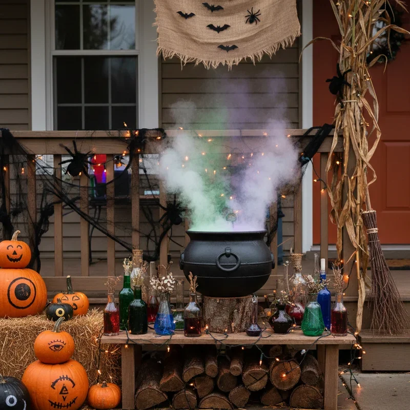 DIY Halloween Front Porch Ideas