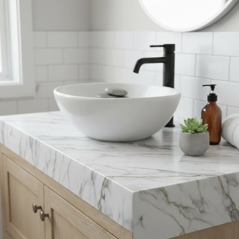 DIY Bathroom Countertop Ideas