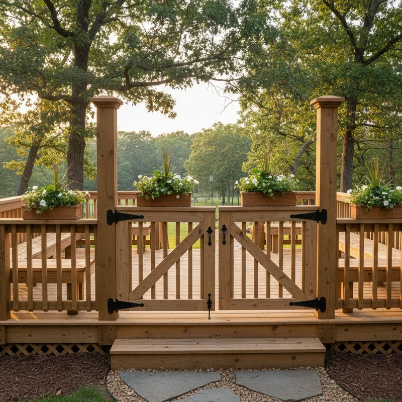 DIY Deck Gate Ideas