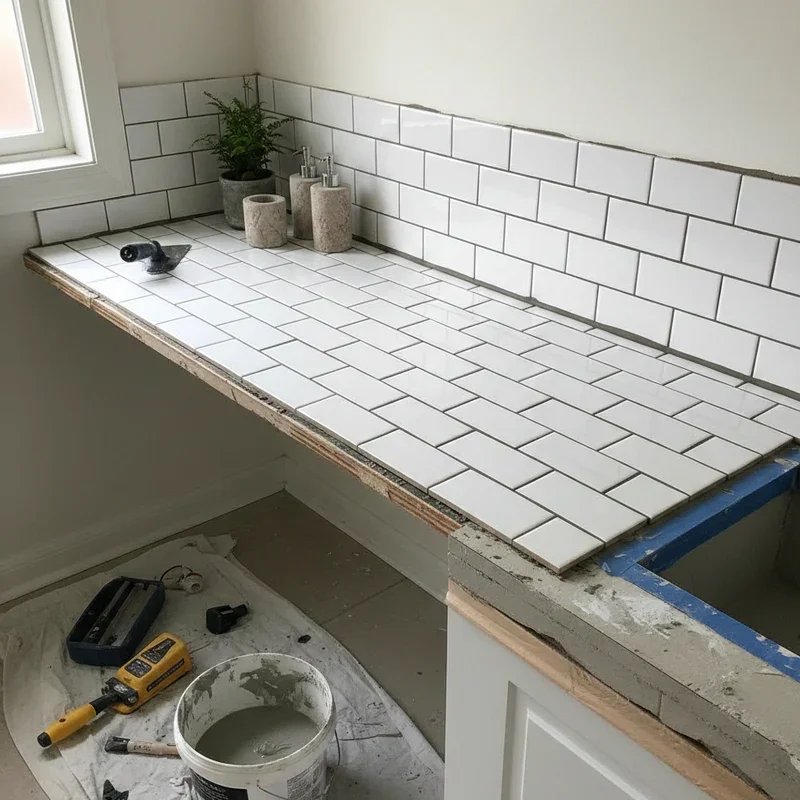 DIY Bathroom Countertop Ideas