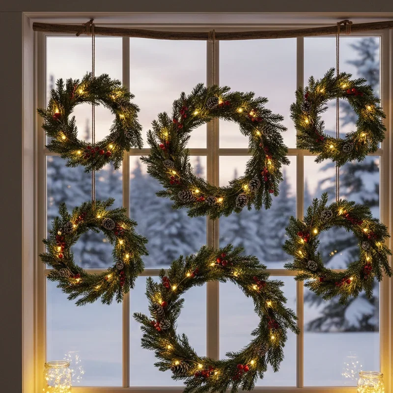 DIY Christmas Window Ideas