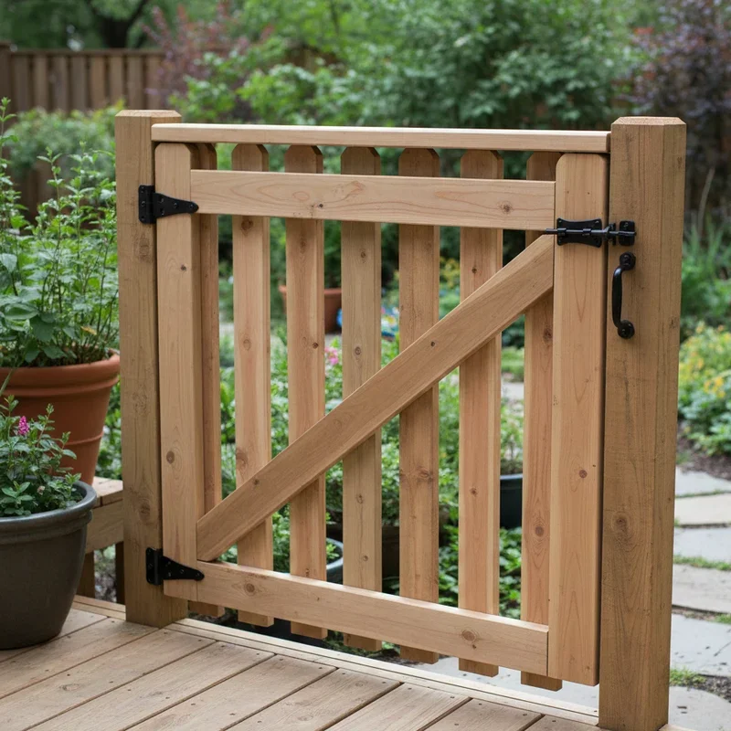DIY Deck Gate Ideas
