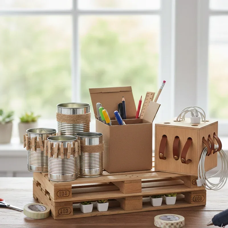 DIY Desk Organizer Ideas